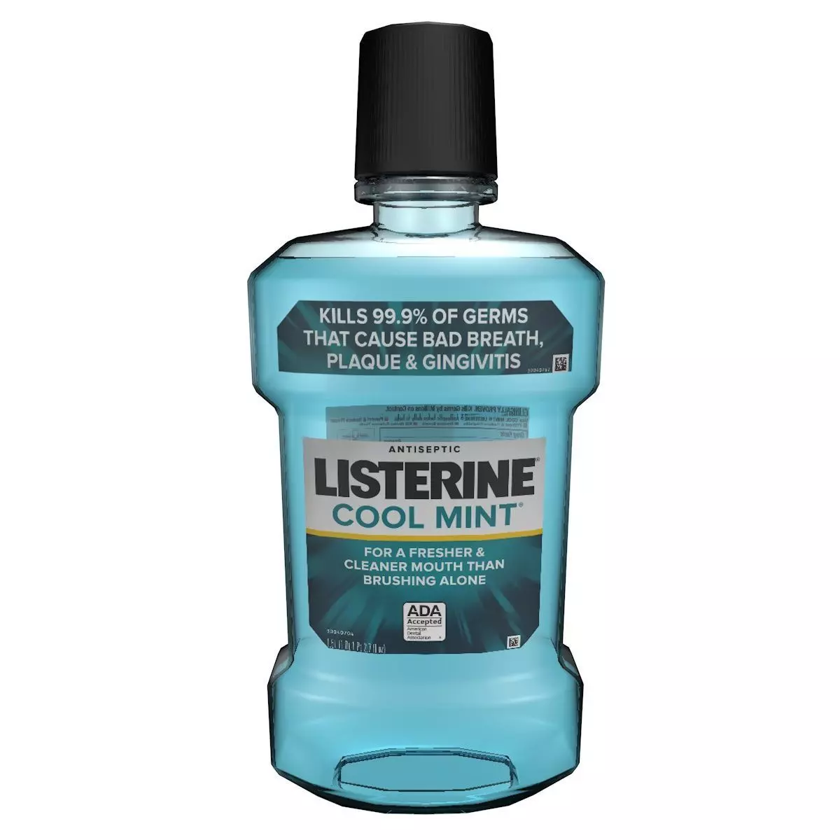 Listerine bottle of listenine cool mint Low-poly 3D model