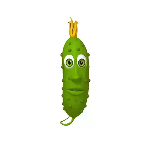 Pickle Cucumber Cartoon