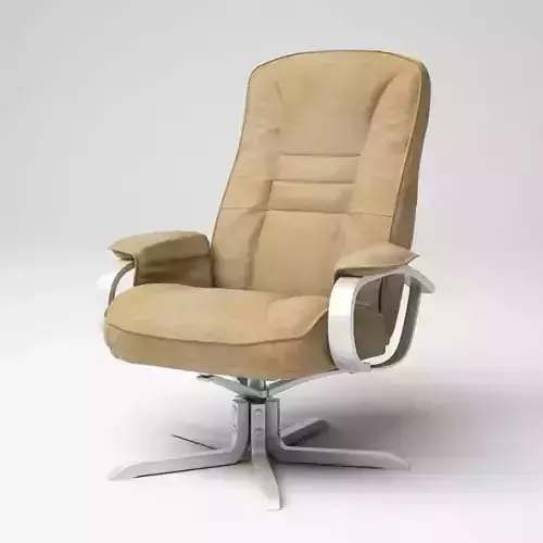 Leather office chair 03 am5 3D model