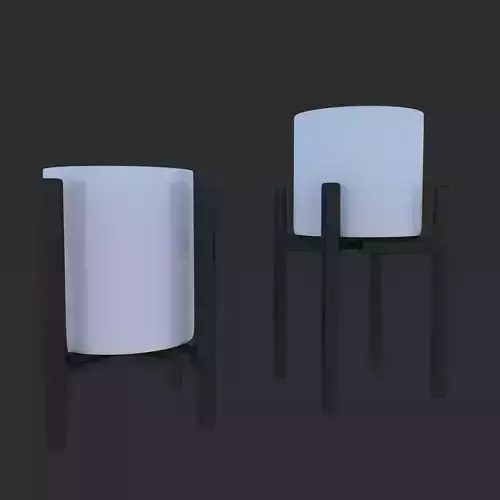 Potted model with Metal carrier