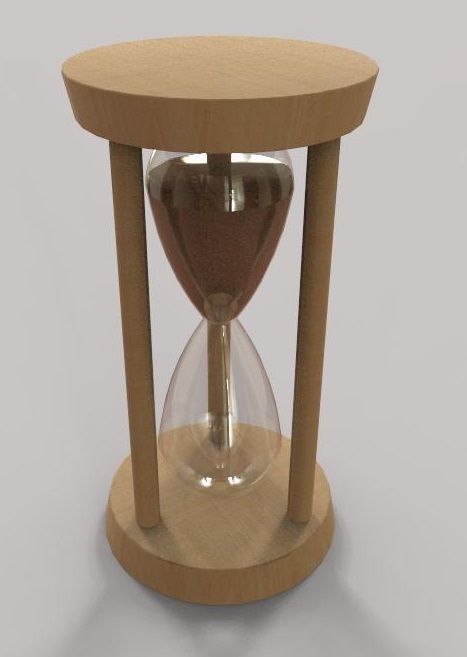 Sand Watch 3D model_1