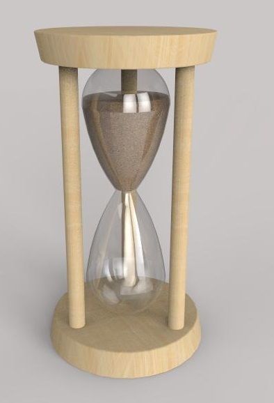 Sand Watch 3D model_2