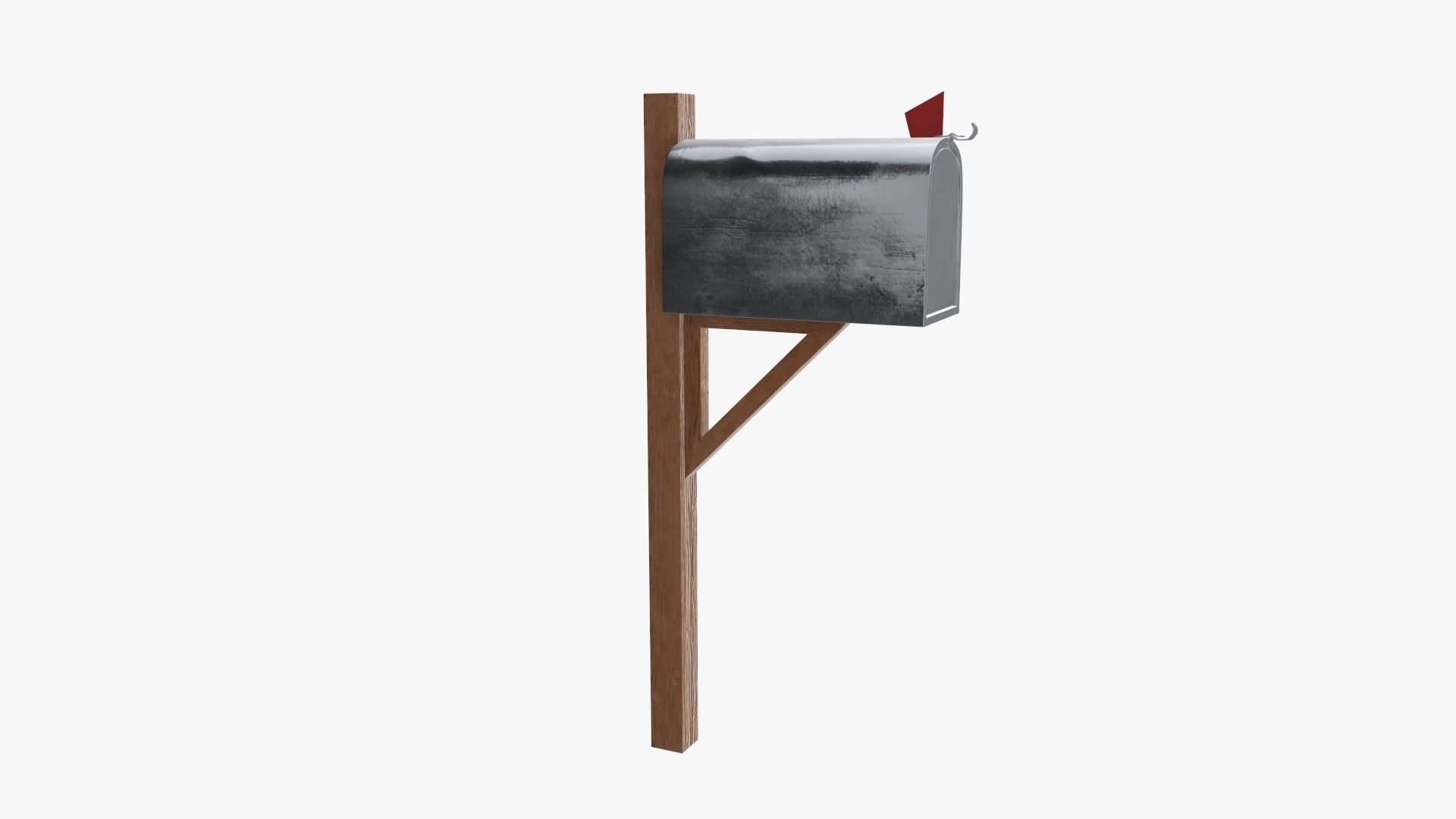 Mailbox classic 02 3D model_1