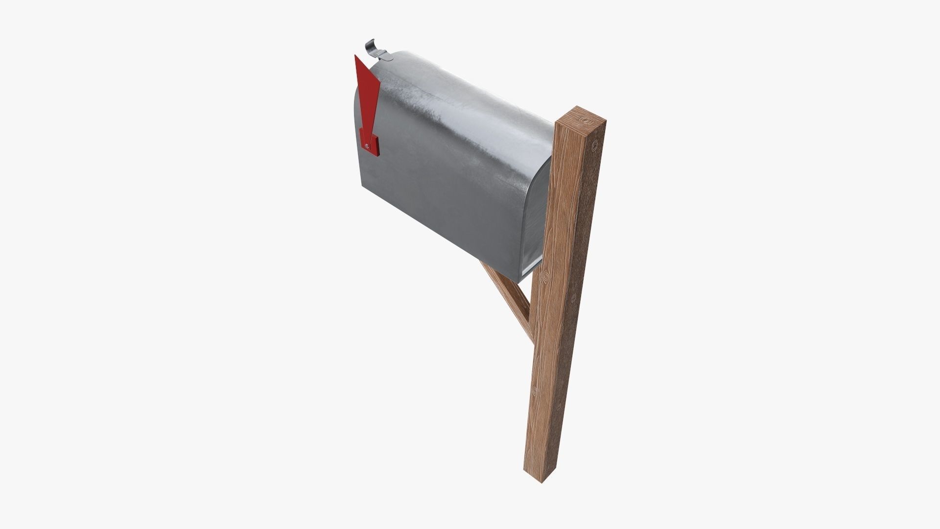 Mailbox classic 02 3D model_2