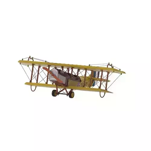 1918 Curtiss JN-4 Model Plane