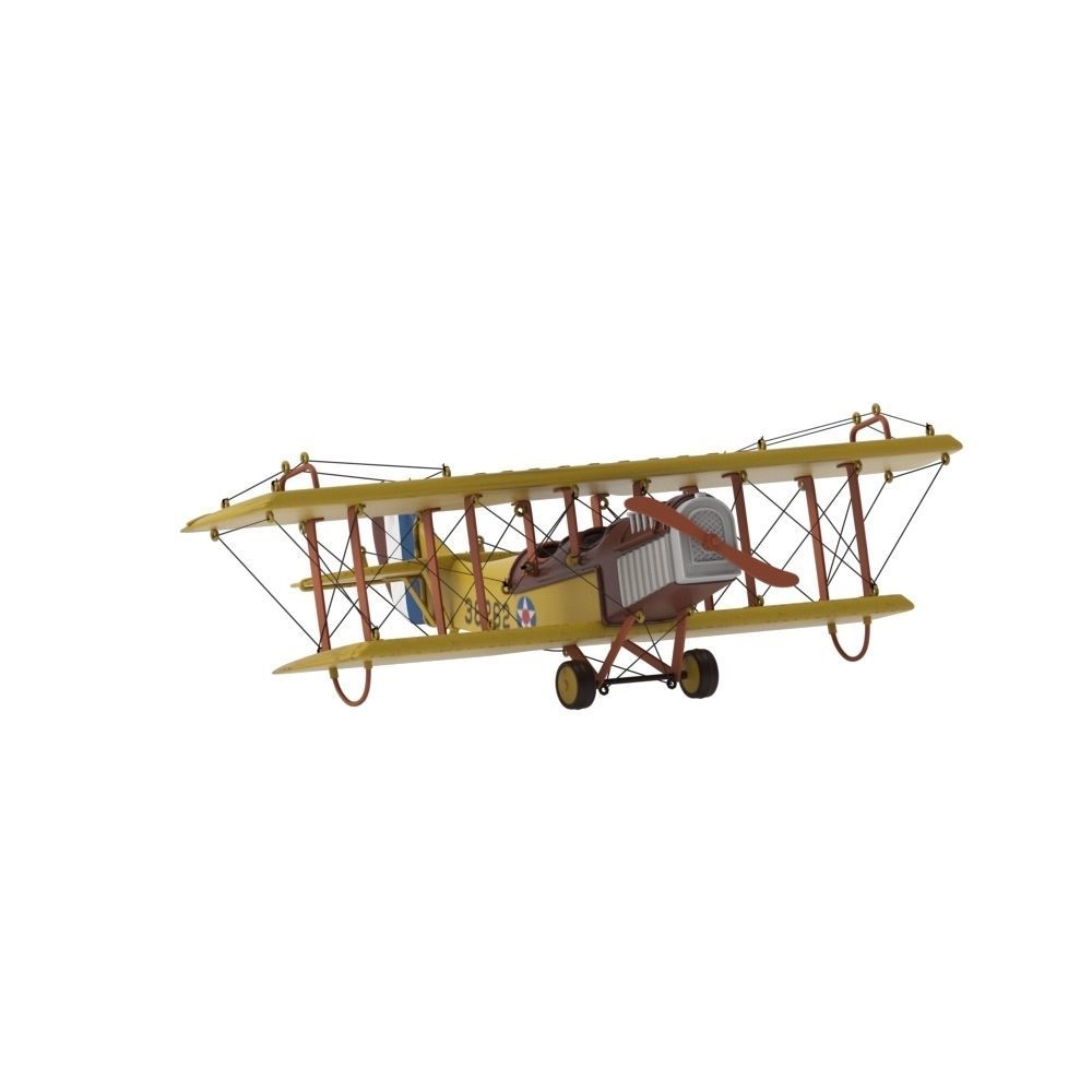 1918 Curtiss JN-4 Model Plane 3D model_1