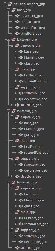 parisian street light  3D model_9