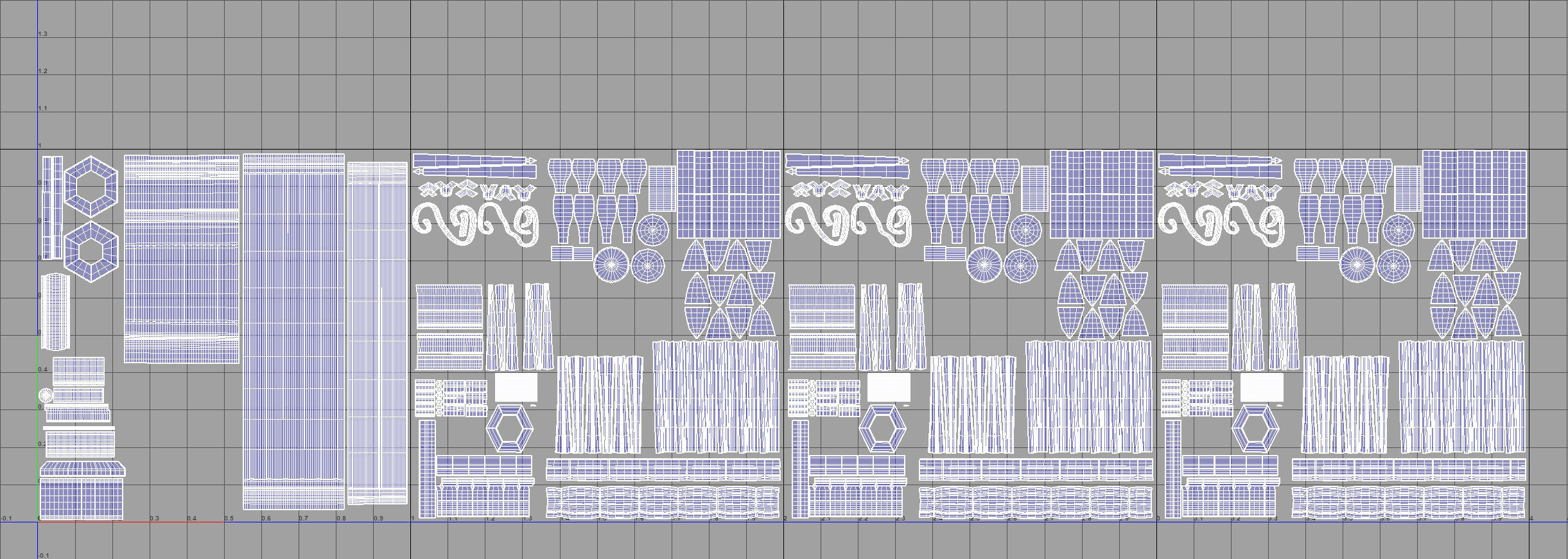 parisian street light  3D model_8