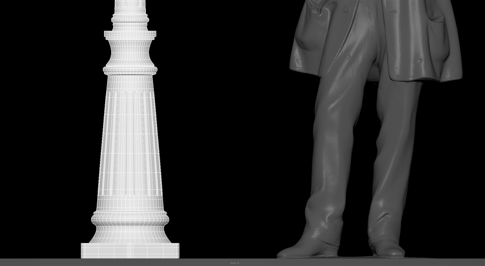 parisian street light  3D model_6