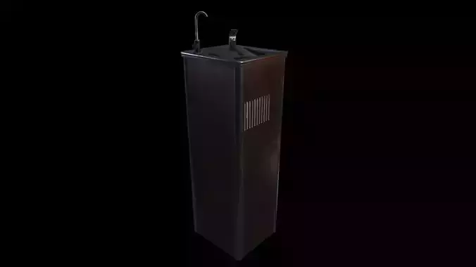 Drinking water fountain - Gest Low-poly 3D model