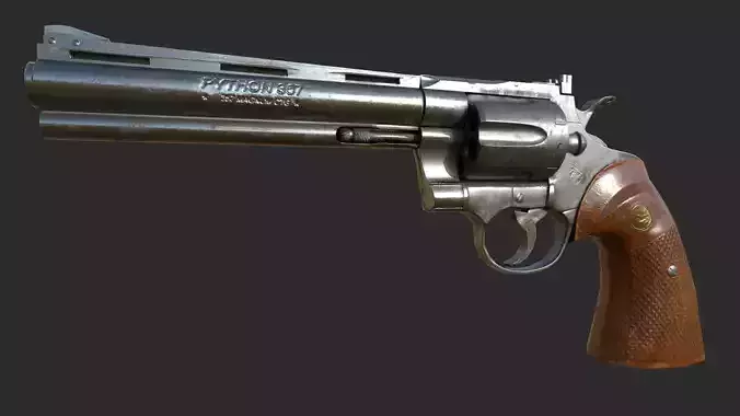 Colt Phyton Magnum 357 - PBR Game ready prop