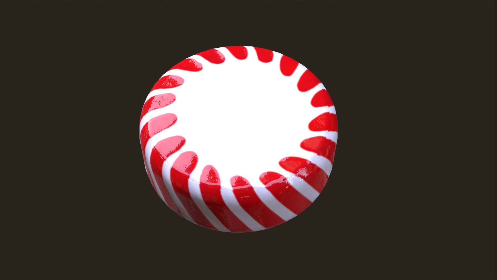 Candy canes and Christmas sweets Low-poly 3D model_16