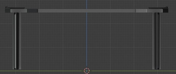 Game Table Low-poly 3D model_2