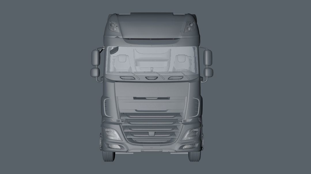 2018 DAF 106 XF EURO 6 4X2 3D model_15
