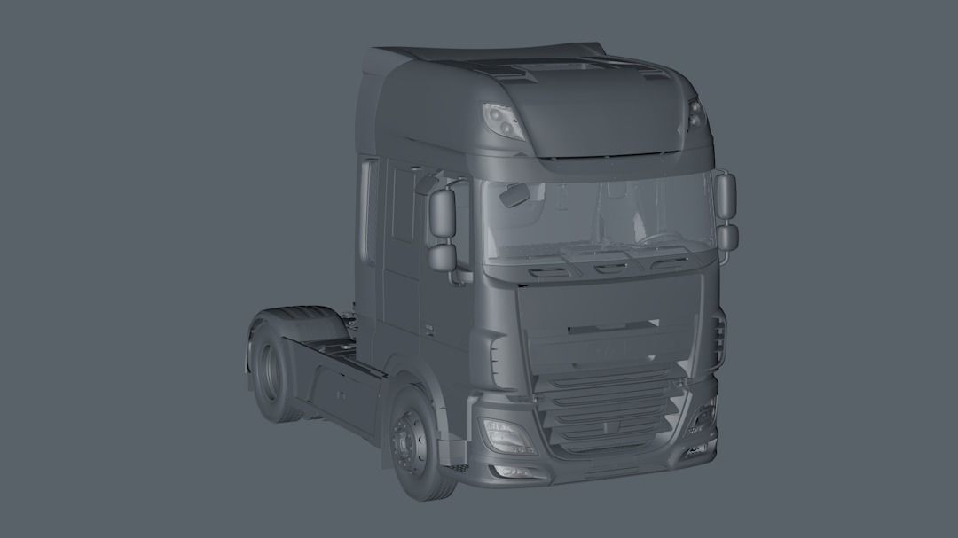 2018 DAF 106 XF EURO 6 4X2 3D model_13
