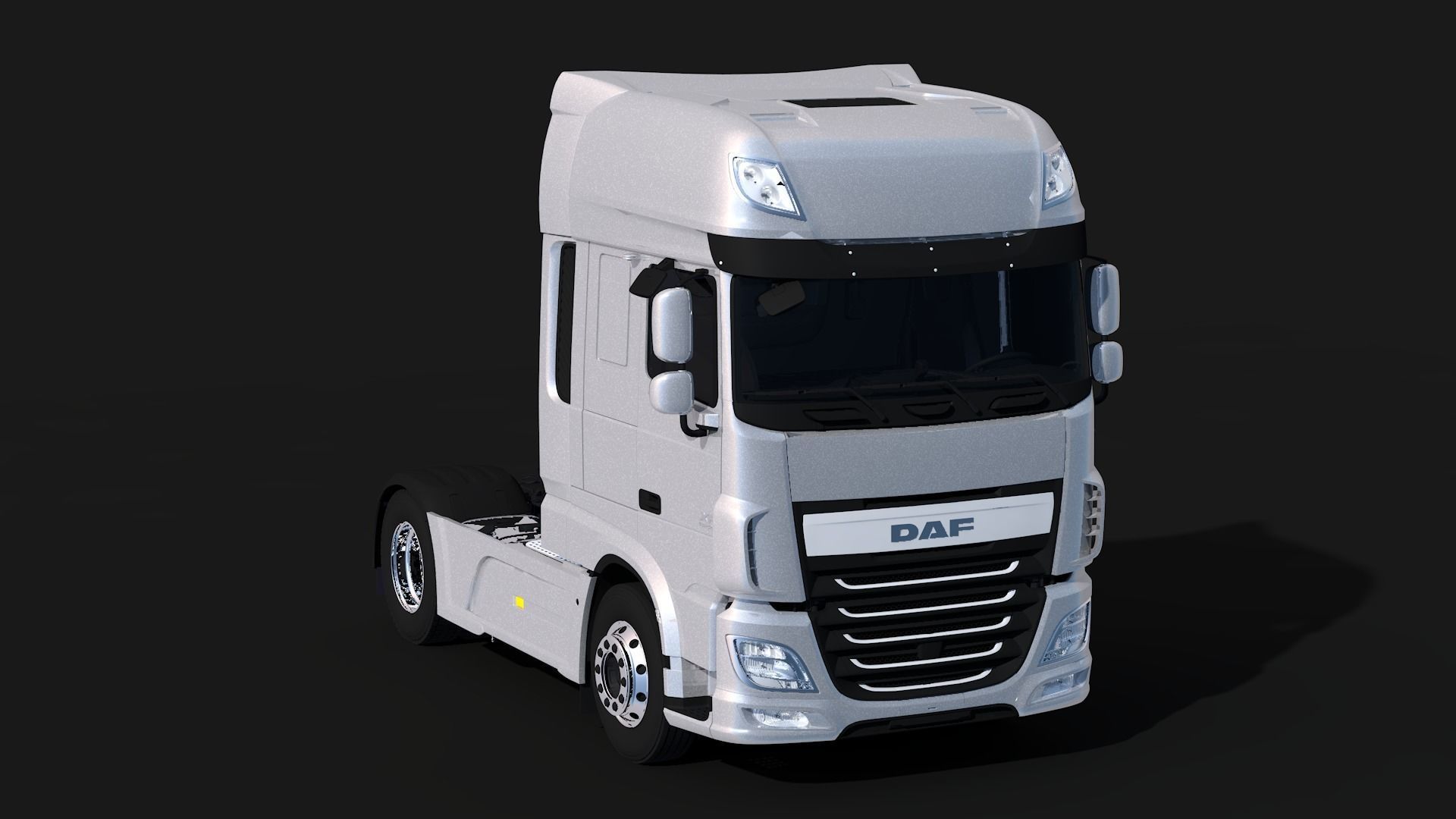2018 DAF 106 XF EURO 6 4X2 3D model_1