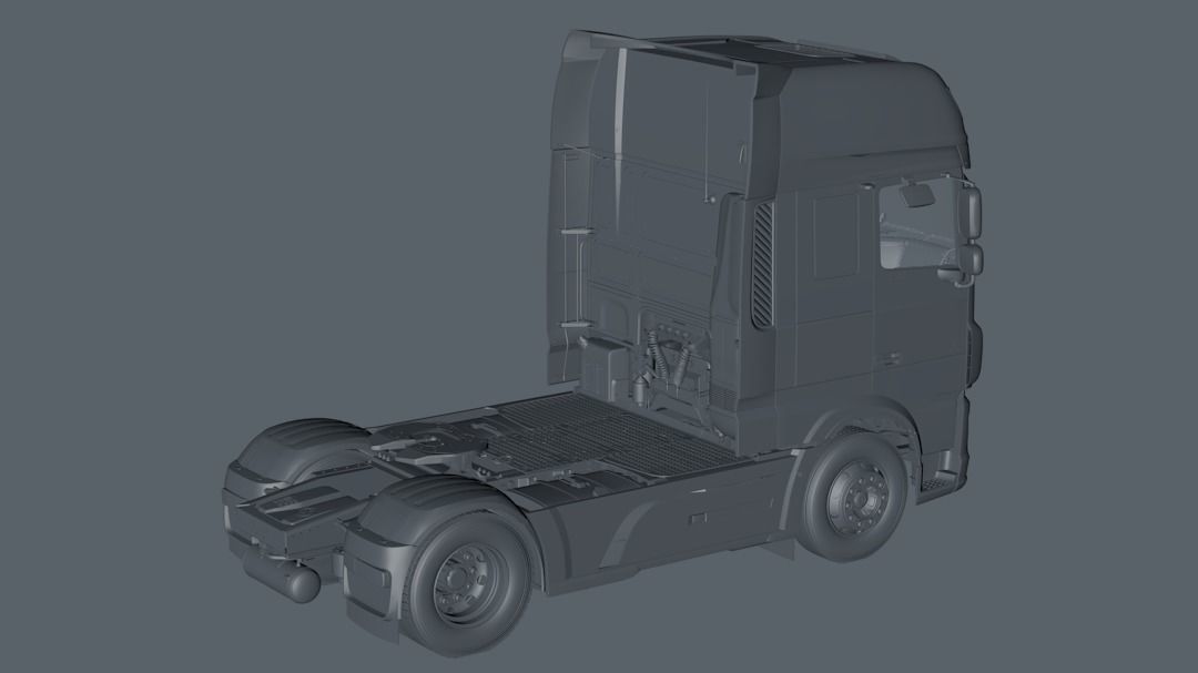 2018 DAF 106 XF EURO 6 4X2 3D model_21