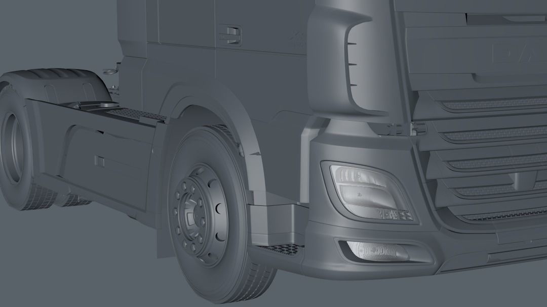 2018 DAF 106 XF EURO 6 4X2 3D model_14