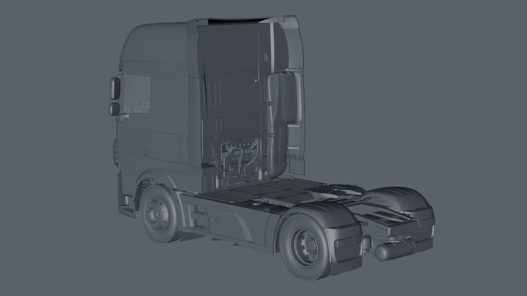 2018 DAF 106 XF EURO 6 4X2 3D model_18