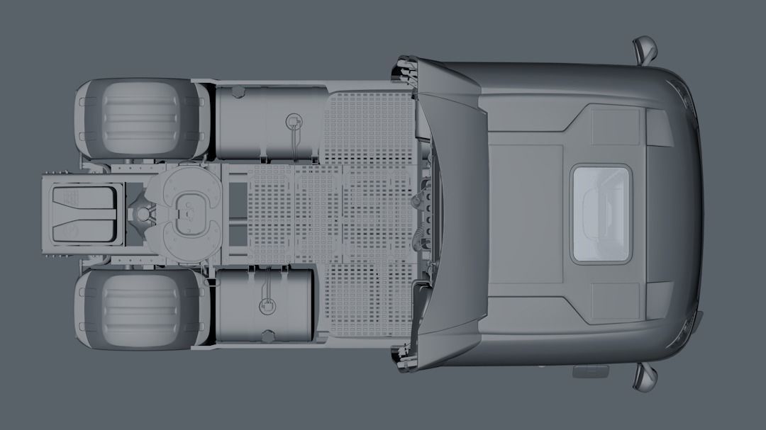 2018 DAF 106 XF EURO 6 4X2 3D model_23