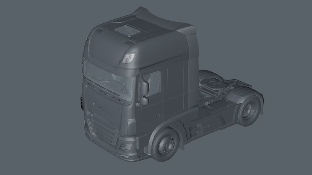 2018 DAF 106 XF EURO 6 4X2 3D model_16