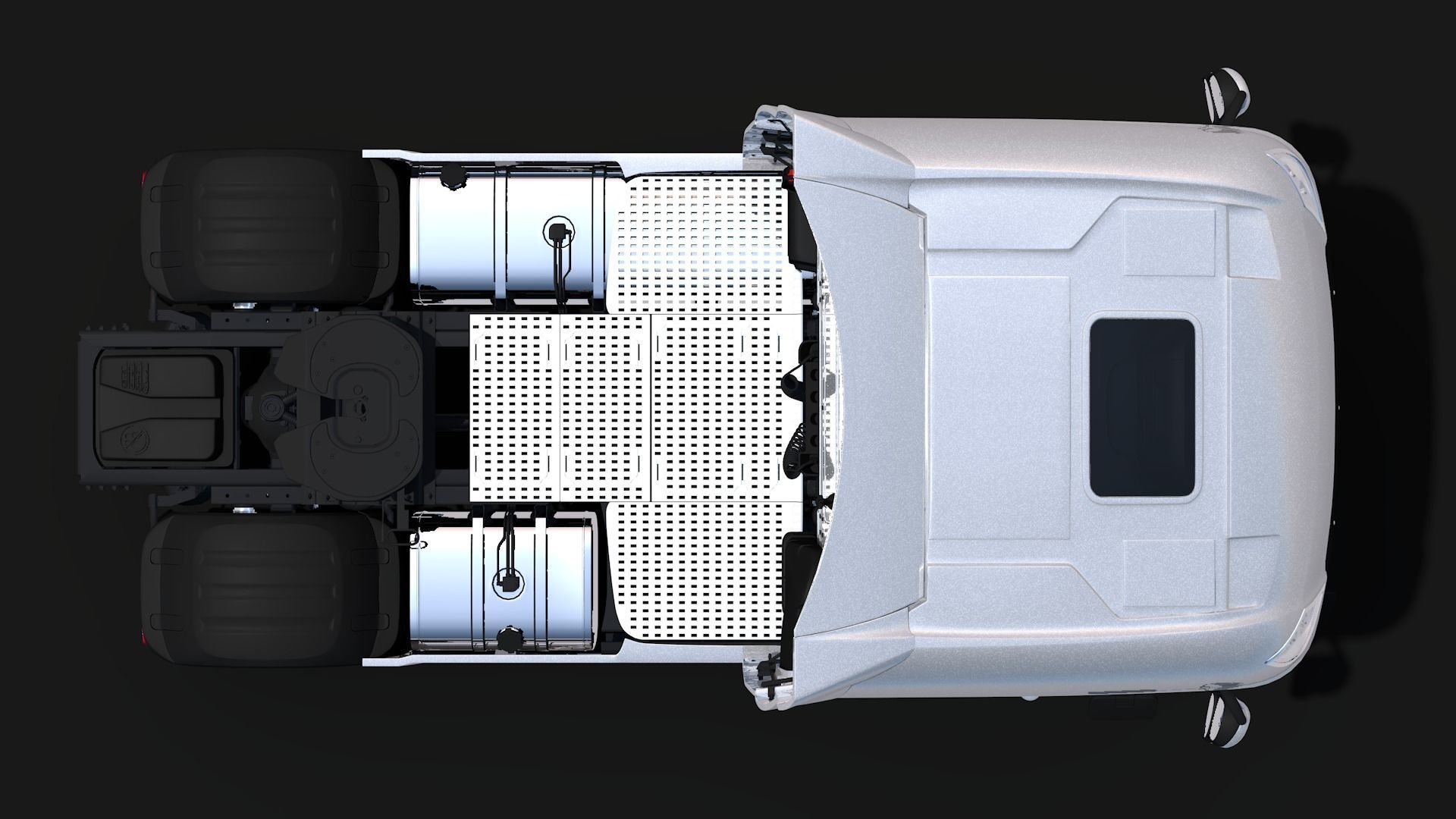 2018 DAF 106 XF EURO 6 4X2 3D model_11