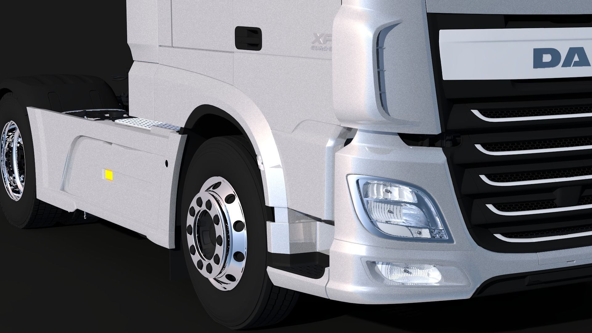 2018 DAF 106 XF EURO 6 4X2 3D model_2