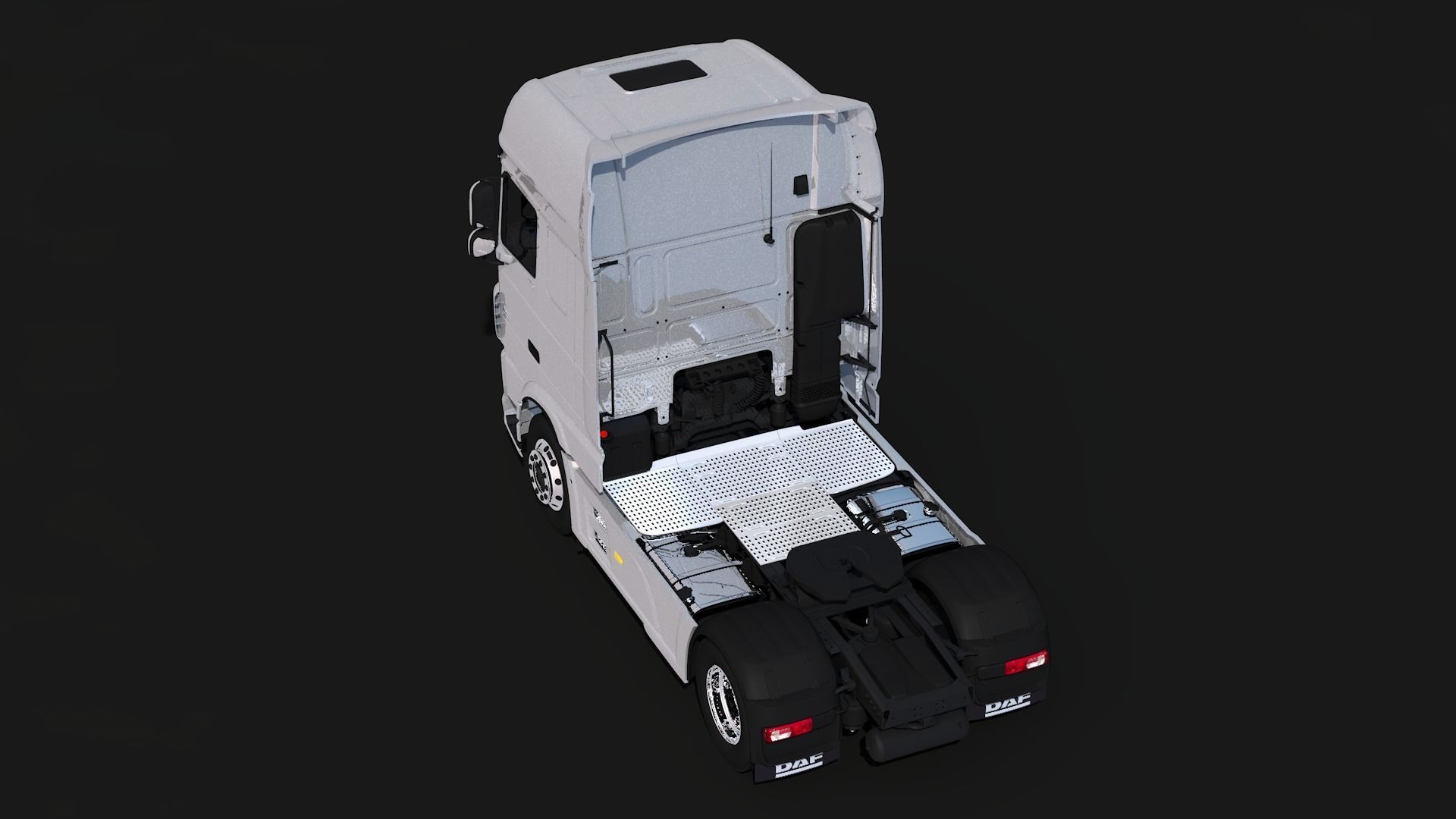 2018 DAF 106 XF EURO 6 4X2 3D model_7