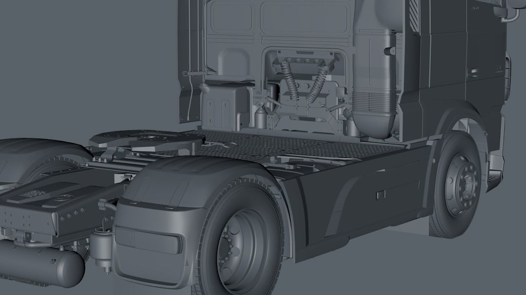 2018 DAF 106 XF EURO 6 4X2 3D model_22