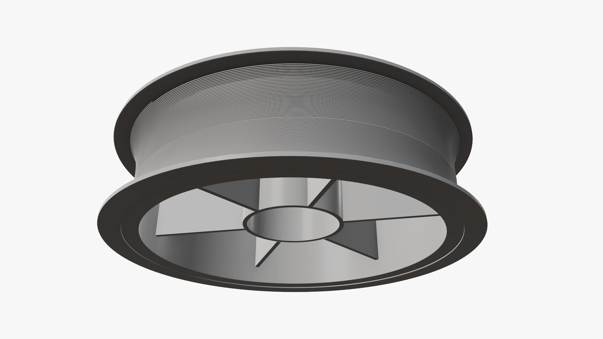 Fishing line with single spool 02 3D model_11