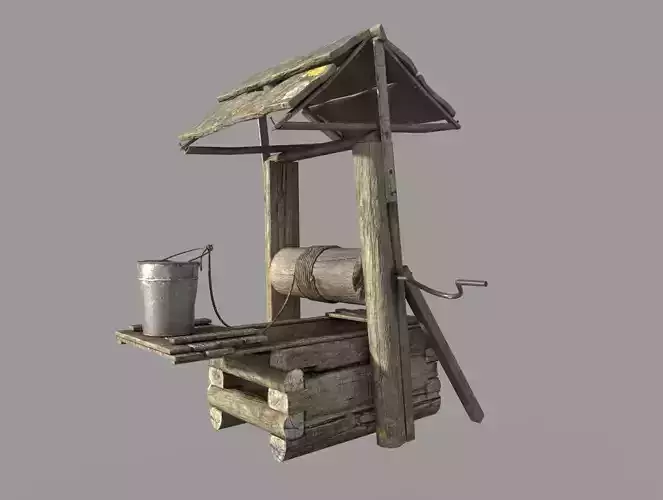 Wooden Water Well