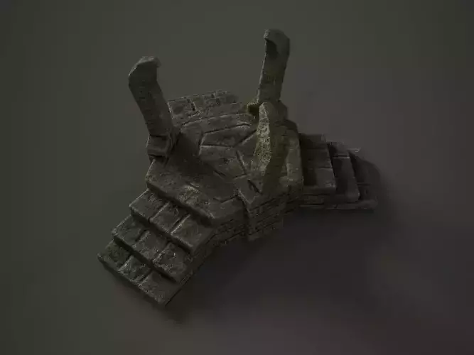 Round Altar Low-poly 3D model