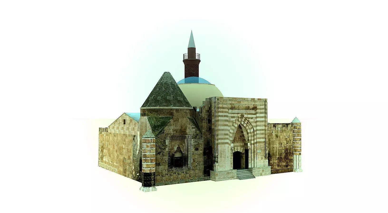 Cacabey Madrasa 3D model_0