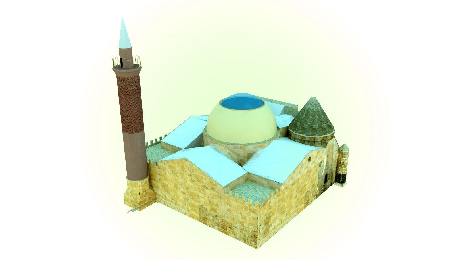 Cacabey Madrasa 3D model_5