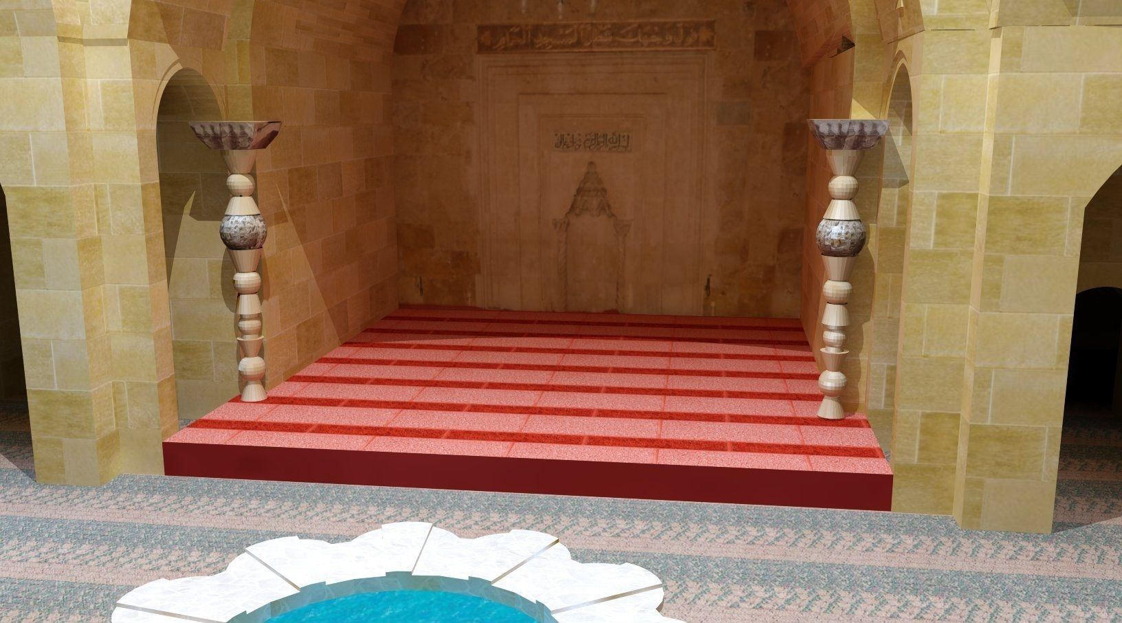 Cacabey Madrasa 3D model_1