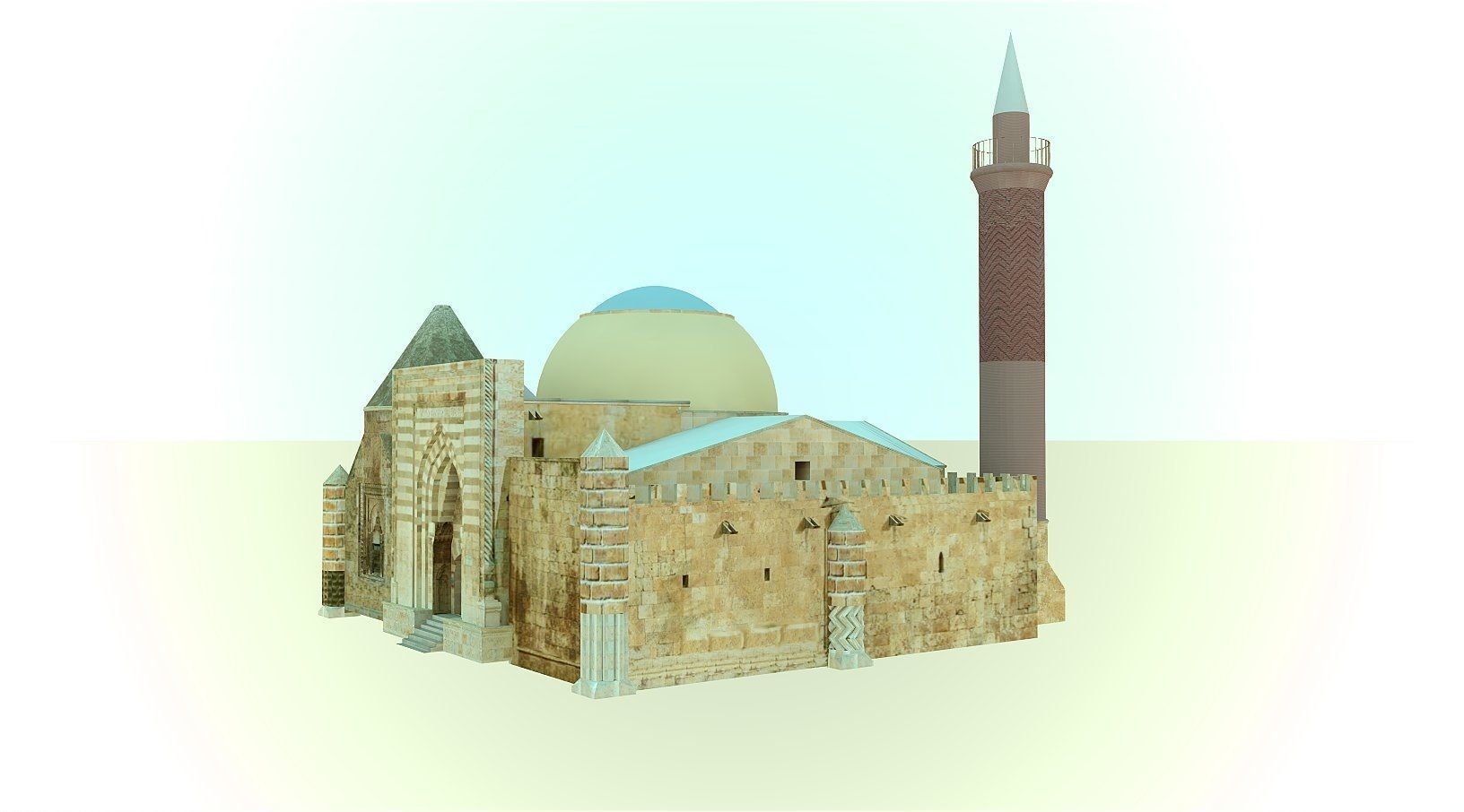 Cacabey Madrasa 3D model_3