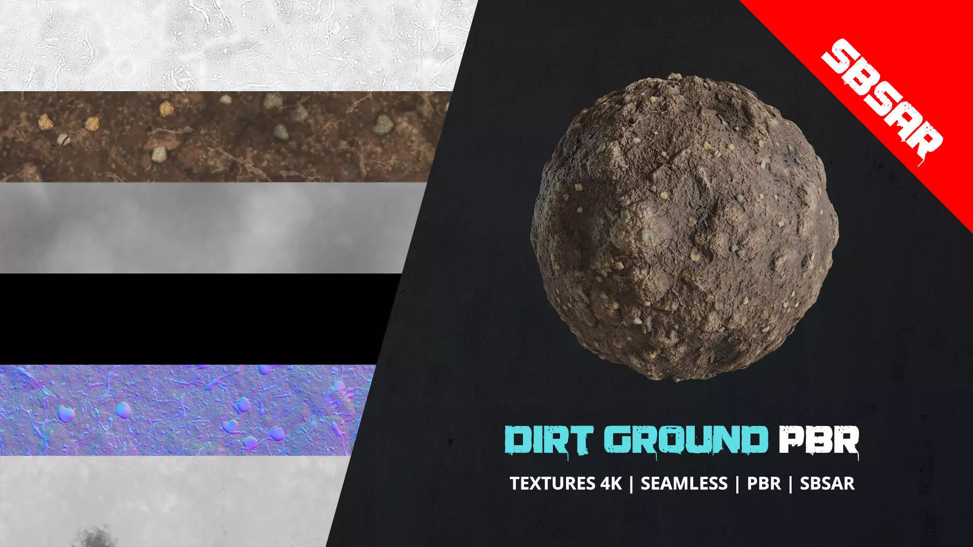 Textures Pbr Dirt Terrain and Sbsar Texture_0
