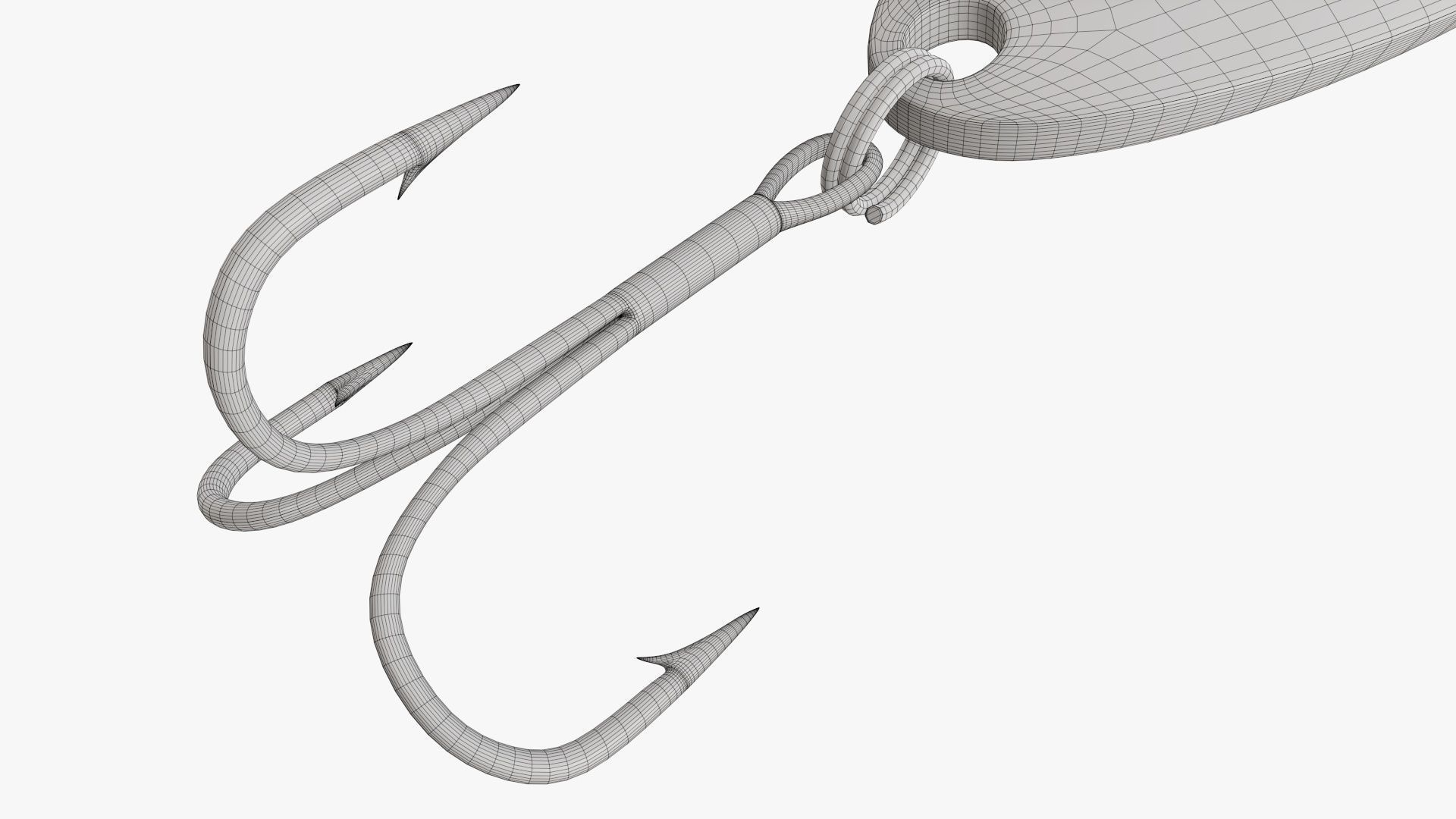Fishing spoon bait 05 3D model_8