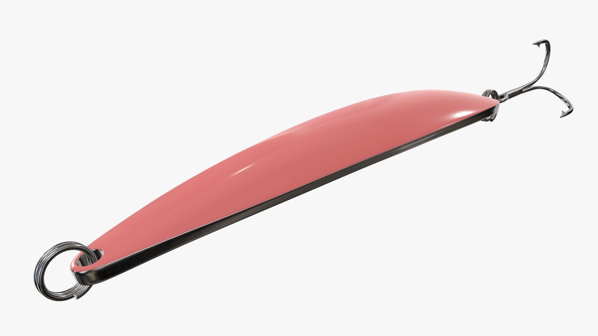 Fishing spoon bait 05 3D model_1