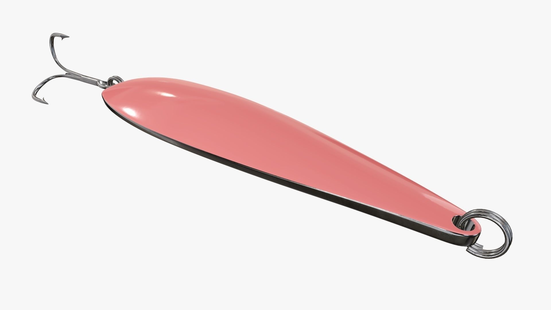 Fishing spoon bait 05 3D model_2