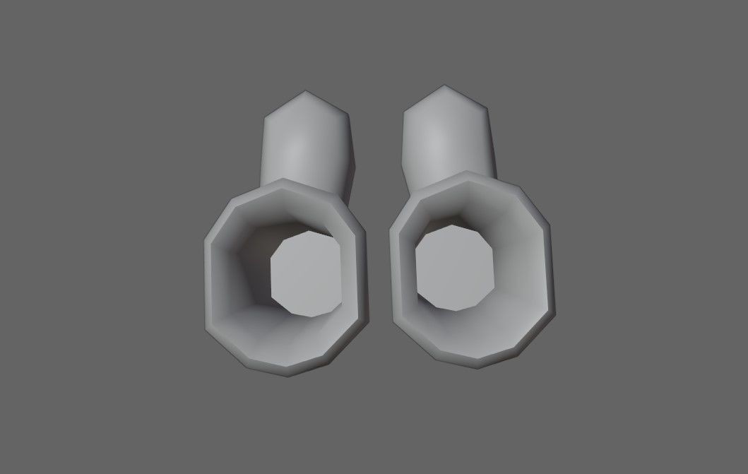 Medieval Boots - Botas - Shoes Low-poly 3D model_14