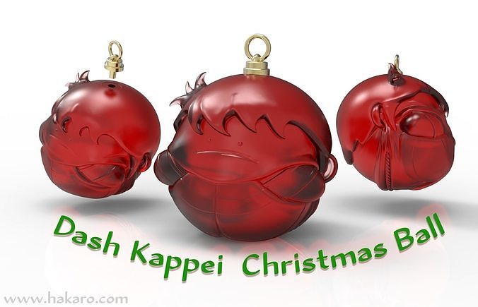 Dash Kappei Gigi La Trottola Christmas Ball Ornament 3D print model
