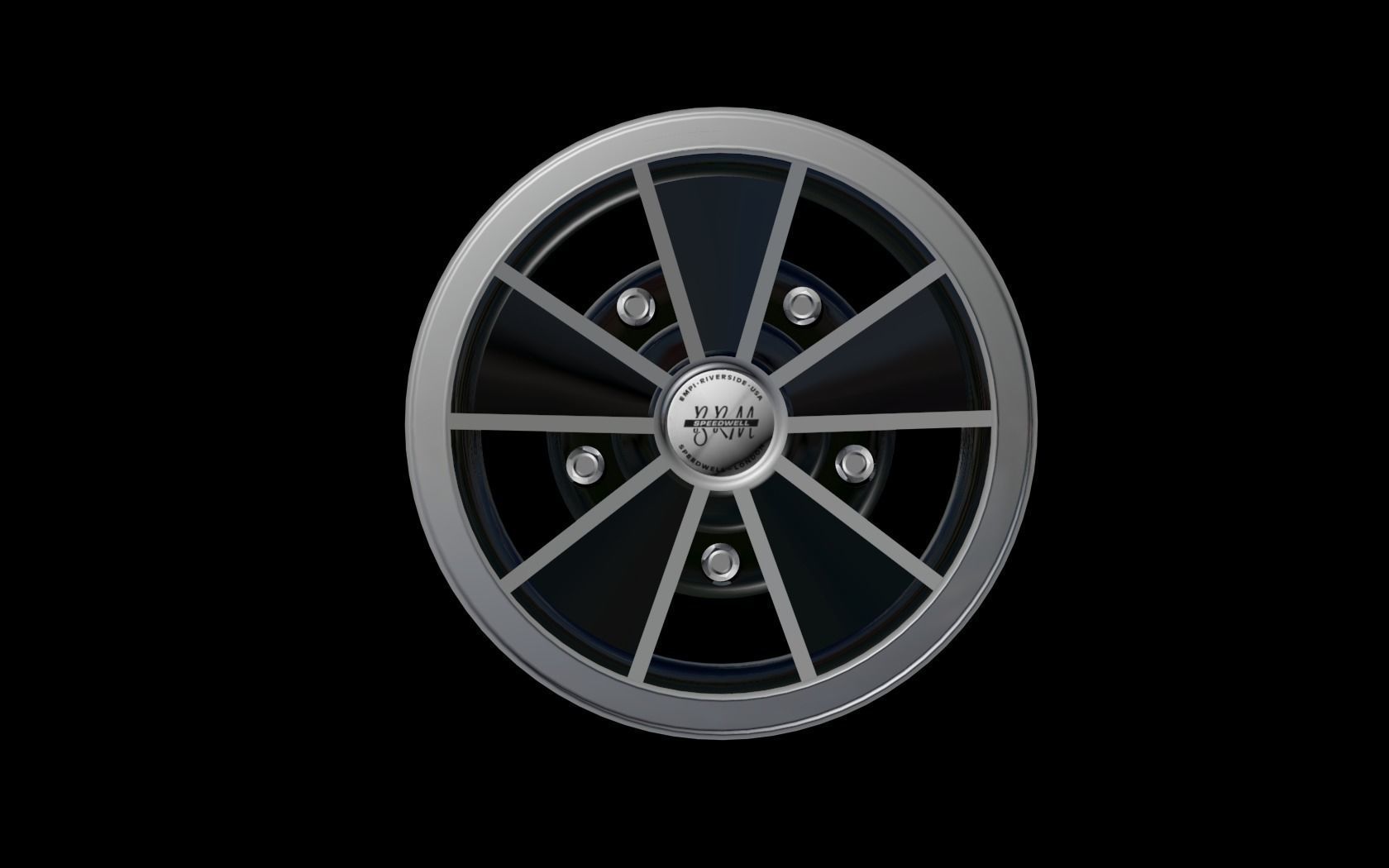3D model Classic light-alloy rims SpeedWell BRM Classic VR / AR / low ...