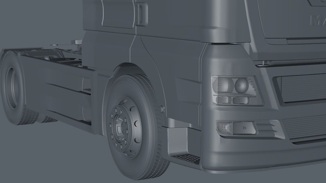 MAN TGX 4X2 3D model_16