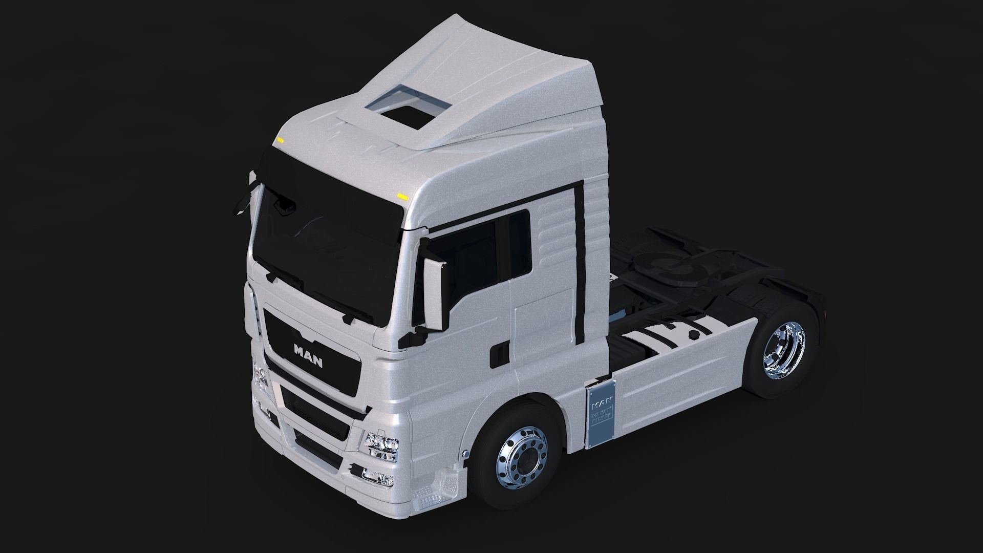 MAN TGX 4X2 3D model_4