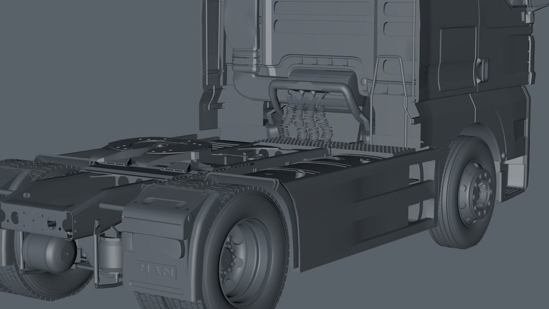 MAN TGX 4X2 3D model_19