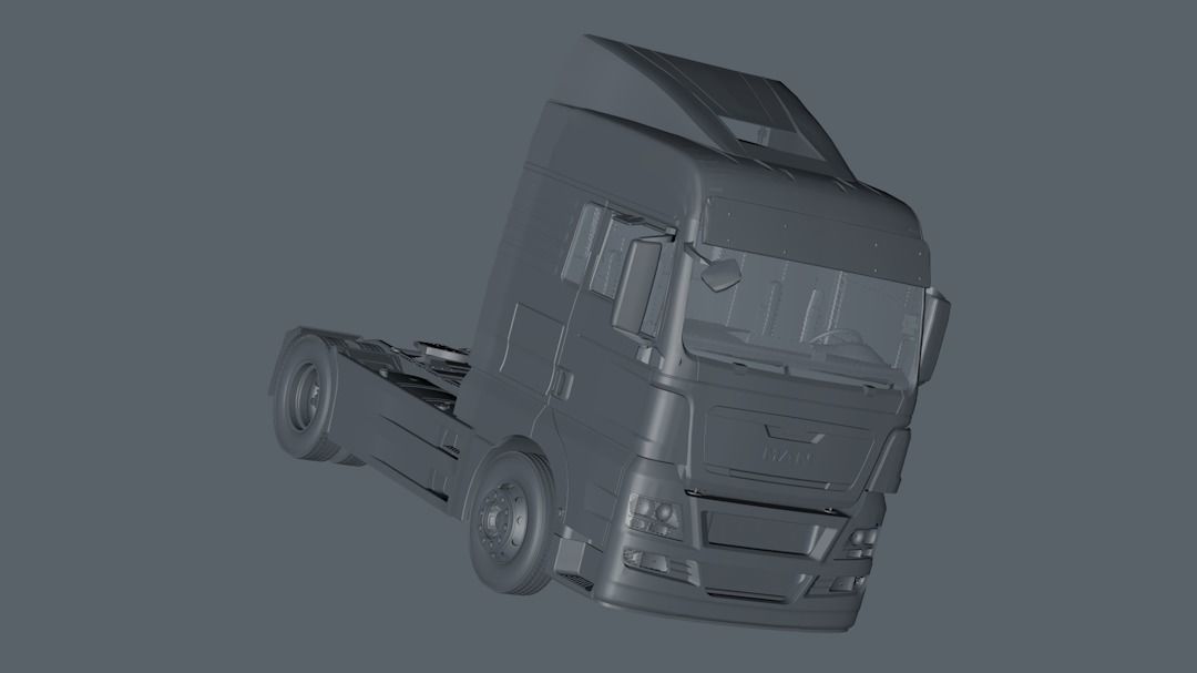 MAN TGX 4X2 3D model_20