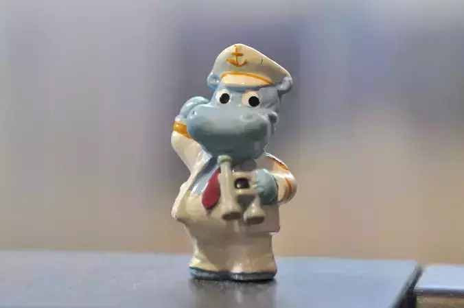 Hippo Sailor - Old Russian toy from kinder surprize