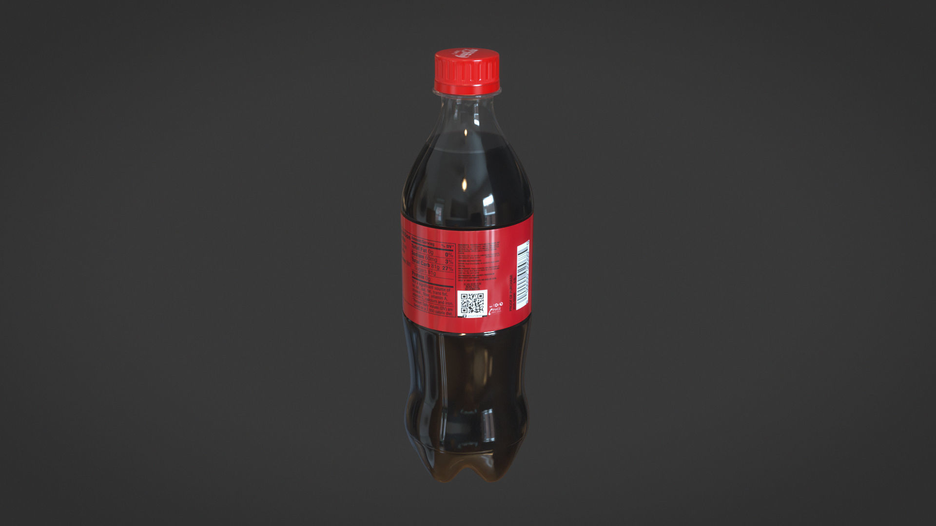 Coca Cola Bottle 3D model_9