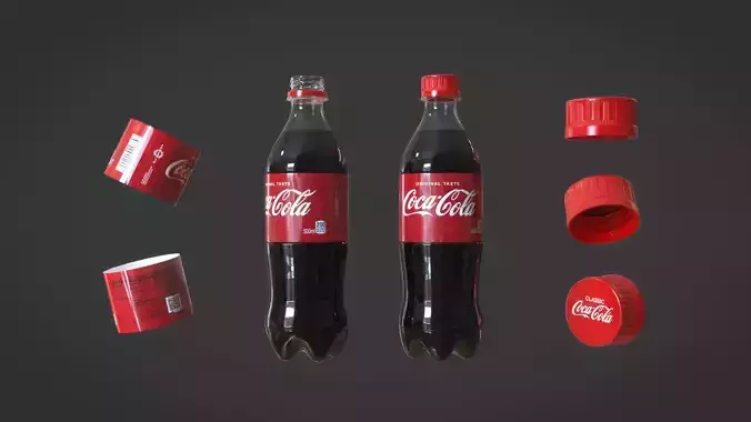 Coca Cola Bottle 3D model